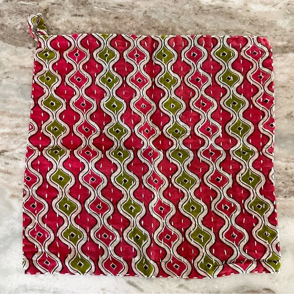 Handmade Recycled Saree Fabric Kitchen Dish Cloth Towel - Asha Project